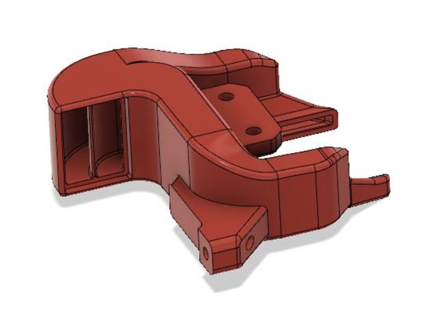 railcore v6 parte duto de refrigeração 3d a impressora partes railcore2 3D print model - Mito3D