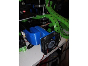 mount 60 mm fan soğutma ender 3 kademeli 3d yazıcı parçalar creality 3d print model - Mito3D