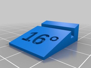 16 grado di affilatura pietra angolare strumenti personalizzato 3d print model - Mito3D