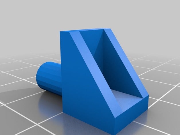 shelf bracket holder mounting plate 3D print model - Mito3D