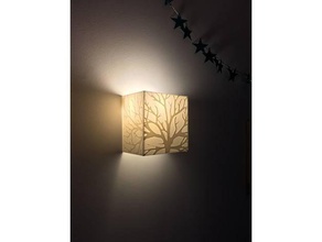 lampe branche decor applique branches lampshade lamp shade mur 3d print model - Mito3D