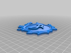 final fantasy xiv blue mage job-Symbol dalamud Schilder & logos ffxiv 3d print model - Mito3D