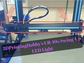 cr-10s swing-up led light 3d printer accessories