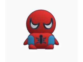 spider man cavedano 1 3 d la stampa keychain marvel pop spiderman supereroe vinile 3d print model - Mito3D