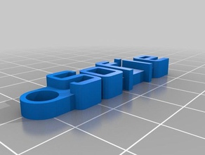 sofie organização personalizado 3d print model - Mito3D