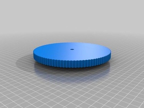 my customized parametric pulley -100 teeth 3d printer parts