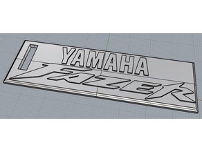 yamaha fazer Schlüsselanhänger Dekor 3d print model - Mito3D