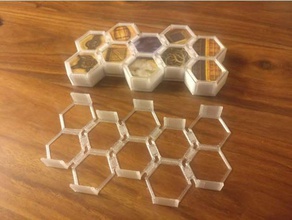 gloomhaven token storage lid games 3d print model - Mito3D