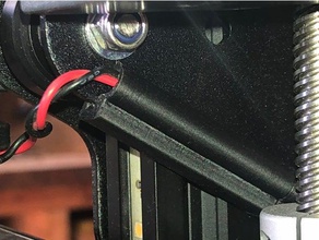 ender 3 led luce clip per il cavo 3d la stampante accessori creality pro di montaggio manica filo 3d print model - Mito3D