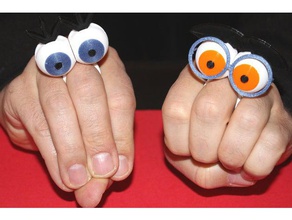 los dedos de la marioneta juguete juego accesorios handpuppet 3d print model - Mito3D