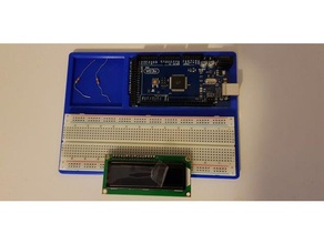 arduino mega protoboard trabalho pad eletrônica 3d print model - Mito3D