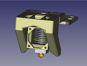 tevo e3d mount holder fan duct printer parts hotend v6 tarantula upgrade 3d print model - Mito3D