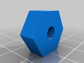 rc 12 mm 17 de la rueda hexagonal hobby 3d print model - Mito3D