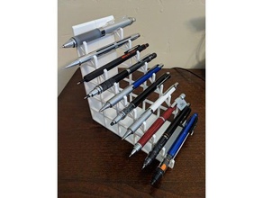 mechanical pencil display stand office 3d print model - Mito3D