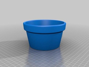 11 cm planter pot outdoor garden customized 3d print model - Mito3D