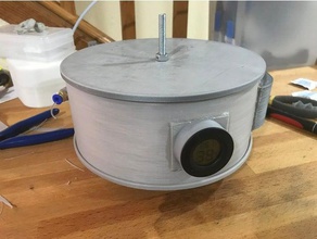 circulaire rapide-ish filament d'impression à sec boîte 3d de l'imprimante accessoires drybox support bobine 3d print model - Mito3D