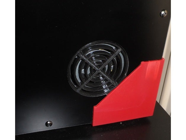 4max de la fuente alimentación tapa del ventilador 3d impresora partes 3D print model - Mito3D