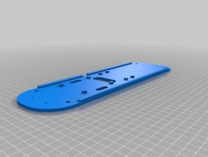 plaque de base l'âne pro la robotique 3d print model - Mito3D