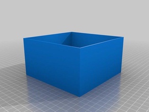 cuadro de los hogares caja almacenamiento el 3d print model - Mito3D