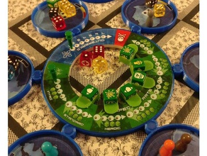 pandemia cura sperimentale meds dadi titolare giocattolo gioco accessori da tavolo boardgames 3d print model - Mito3D