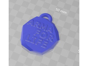 arma vie porte cl&eacute 3d de l'imprimante accessoires 3d print model - Mito3D
