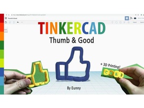 thumb good art eunny illusion like tinkercad 3d print model - Mito3D