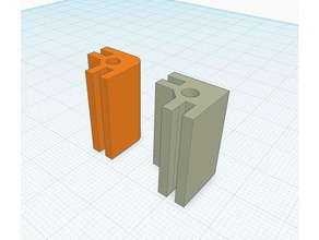 Gehäuse-Ecke-Profil round square geh&aumluse eckprofil rund eckig hobby Aluminium-Profil gehause 3d print model - Mito3D