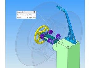 filament spool reel holder rail snapmaker 3d printing 3d print model - Mito3D