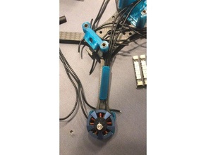 proteção de fios hobby cherrycraft resistência drone guarda matek diodo emissor luz wireguard 3d print model - Mito3D
