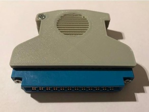 c64 port de l'utilisateur cap classique l'électronique cas le commodore 64 userport 3d print model - Mito3D