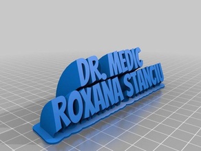 roxana ofis özelleştirilmiş 3d print model - Mito3D