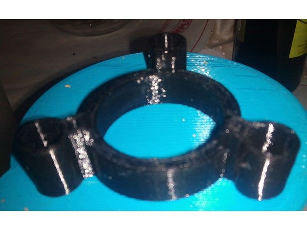 pieza da base de dados fondue, fondue peça a cozinha jantar 3D print model - Mito3D