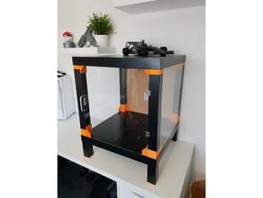 prusa impressora 3d gabinete ikea os acessórios hack falta i3 mk3 3d print model - Mito3D