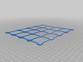 my customized bed level test 3d printing tests 3d print model - Mito3D