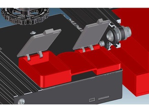 ender 3 fancover l&uumlftungscover mit ablagef&aumlchern 3d a impressora acessórios 3d print model - Mito3D