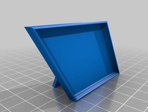 rhombus picture frame side decor 3d print model - Mito3D