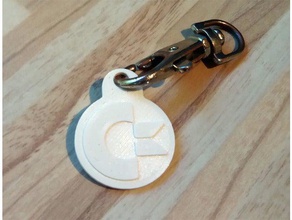 commodore shopping cart coin household chip einkaufswagen keychain token 3d print model - Mito3D