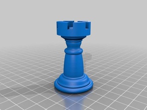 satranç kale 3d print model - Mito3D