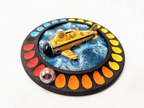 profundo mar de la aventura juego mesa submarino aire tracker juguete accesorios juegos los jun sasaki 3d print model - Mito3D