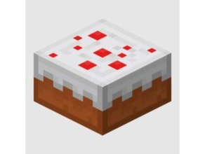 116 minecraft cake food drink game 3d print model - Mito3D