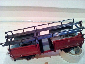 car holder m rklin 4612 transporter r c vehicles h0 scale ho model trains railroad train 3d print model - Mito3D