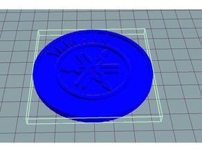 yamaha diapason di testo automotive 3d print model - Mito3D