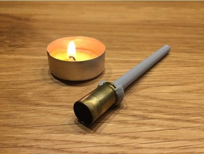 candle extinguisher 45 acp gaget tea light 3d print model - Mito3D