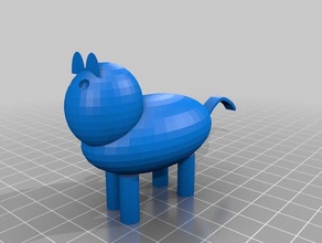 random animal Sache Tiere 3d print model - Mito3D