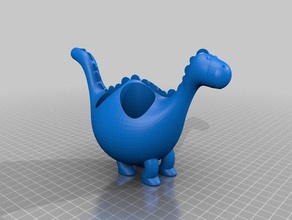 dino essential oil holder containers dinosaur doterra 3d print model - Mito3D