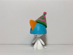 pokemon party hat ralts fixed toys games gardevoir 3d print model - Mito3D