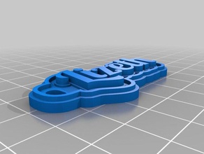 llavero lizeth keychains customized 3d print model - Mito3D