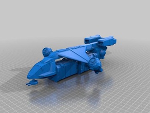 space above beyond aerotech isscv vehicles 1990s saab science fiction scifi 3d print model - Mito3D