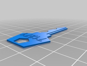 my customized house key 71271 household supplies 3d print model - Mito3D