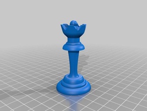 satranç Kraliçesi 3d print model - Mito3D